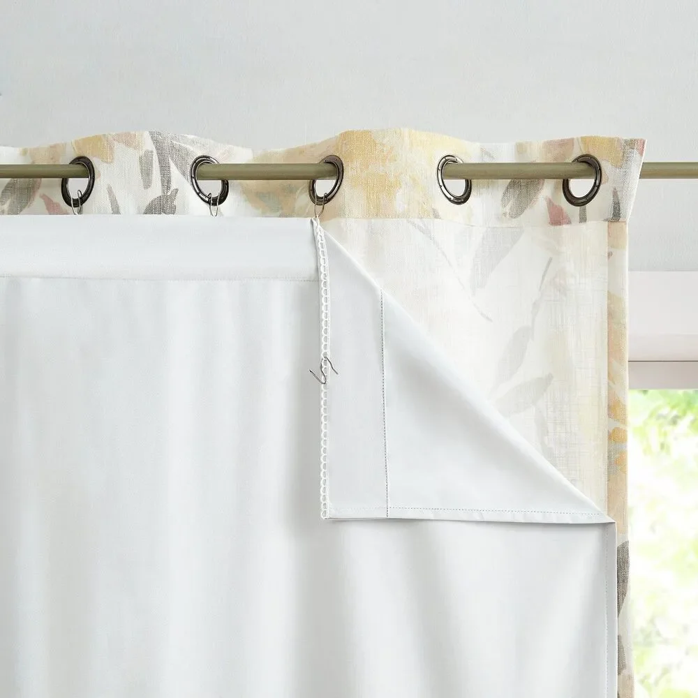 Set of 2 Curtain Panel Liners, 48